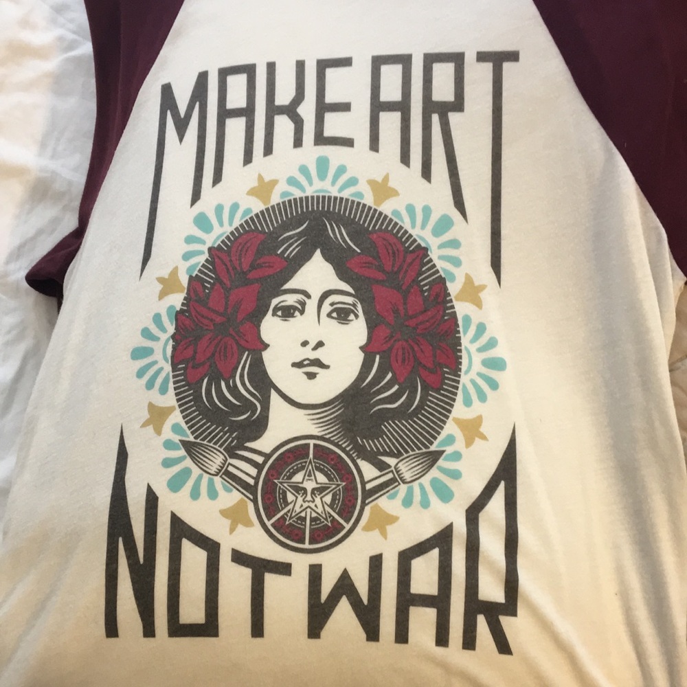 Obey baseball style shirt